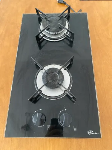 Cooktop 2 bocas à gás FISCHER usado