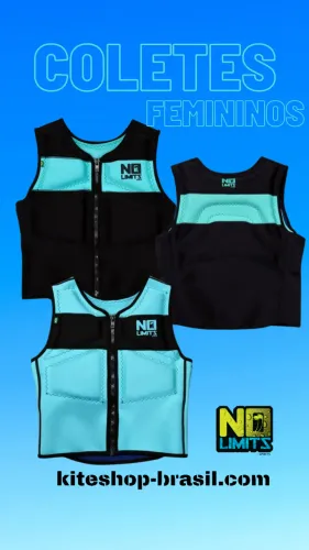 Coletes esporte aquáticos - kitesurf, wingfoil, standup, jetski