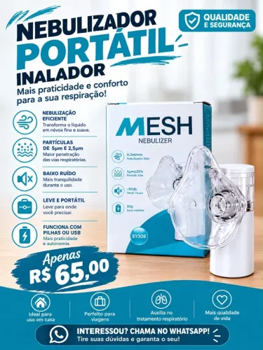 Inalador Nebulizador Portátil