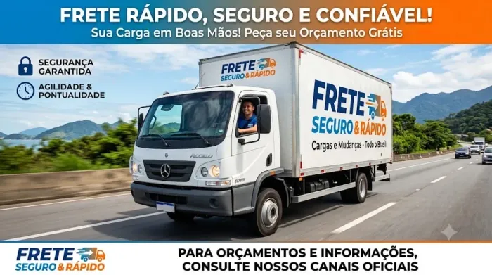 FRETE BARATO E SEGURO