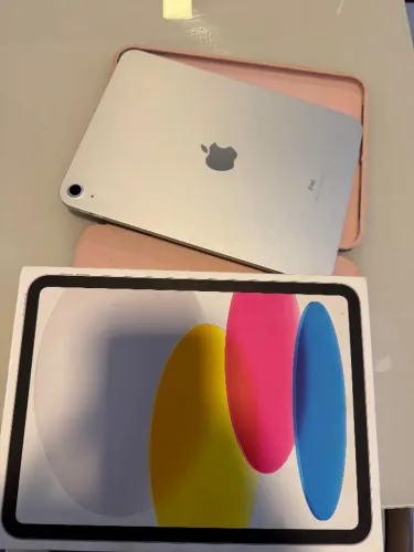 Apple Ipad 10 prata pouco usado + caneta + capa + carregador