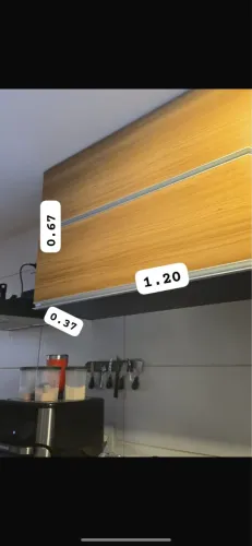 Armario suspenso de cozinha