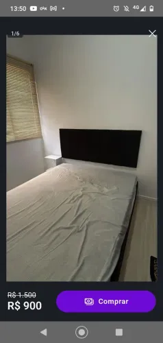 Cama Box de Madeira + Colchão + Cabeceira + Mesa de cabeceira
