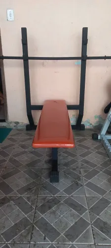Supino reto com 1 barra tel. Contato *25