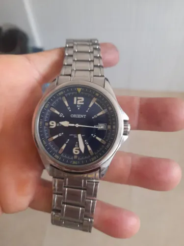 Vendo um relógio orient funcionando perfeitamente mostrador azul 