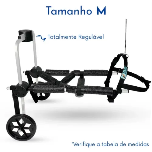 Cadeira de rodas para cachorro