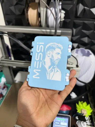 Caixa de figurinhas messi