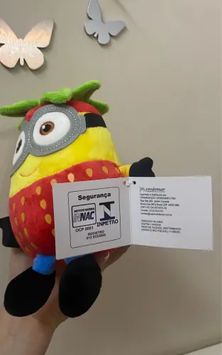 Minions pelúcia morango ( coleção rara )
