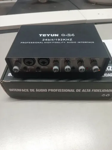 Interface de Áudio profissional TEYUN Q - 24