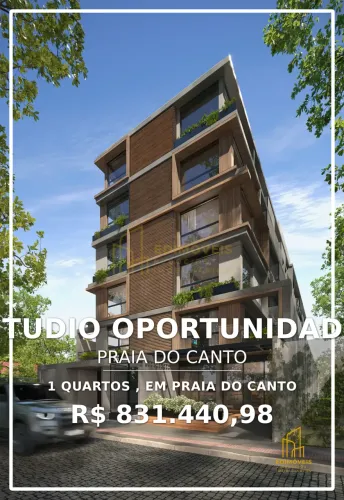 Exclusivo Studio Garden na Praia do Canto, perto da praia e comércio!
