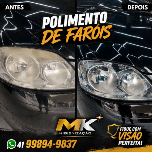 Polimento de faróis