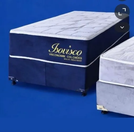 Cama box solteiro de molas ensacadas