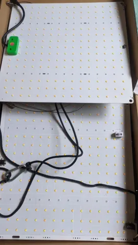 Kit 2 Painéis Led Quantum Board Lm281b 65+85W + BRINDE temporizador analógico
