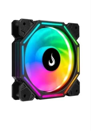 Ventoinha Rise Mode Hex Turbine, 120mm, ARGB - Preto
