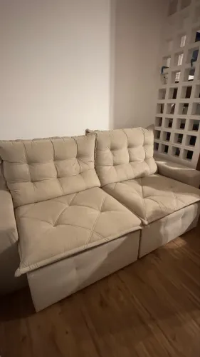 Sofá retrátil reclinável