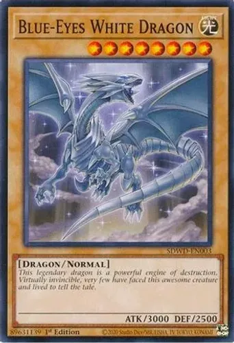 Yugioh!!! Blue-Eyes White Dragon (SDWD-PT003) common