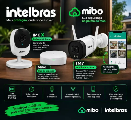 Câmeras Mibo Instaladas e Configuradas
