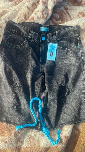 Bermuda Cinza Jeans