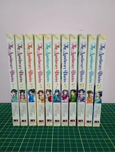 Coleção mangás The Apothecary Diaries Vols. 1-4, 6-12 (importado inglês)