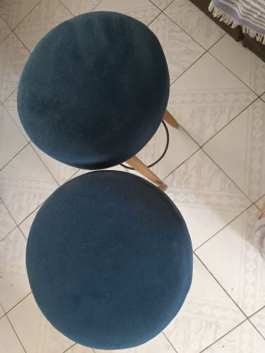 Vende- se banquetas azul marinho 