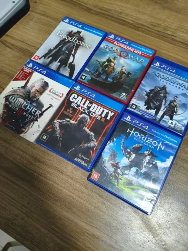 6 jogos de ps4