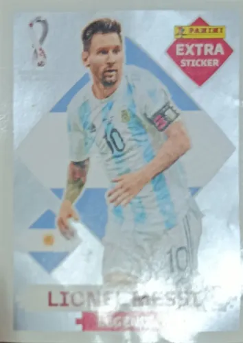 Figurinha da copa de prata do Messi 2022.