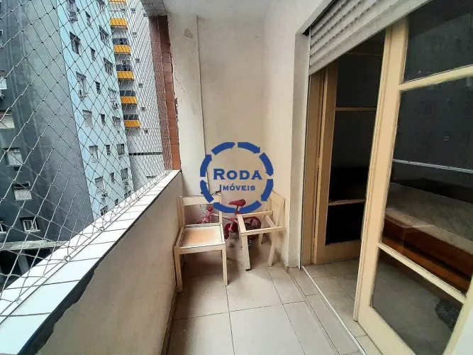 Apartamento mobiliado para aluguel em José Menino, Santos  2 quartos, 1 vaga