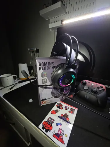 Headset Gaming com fio X92 ONIKUMA LACRADO NOVO