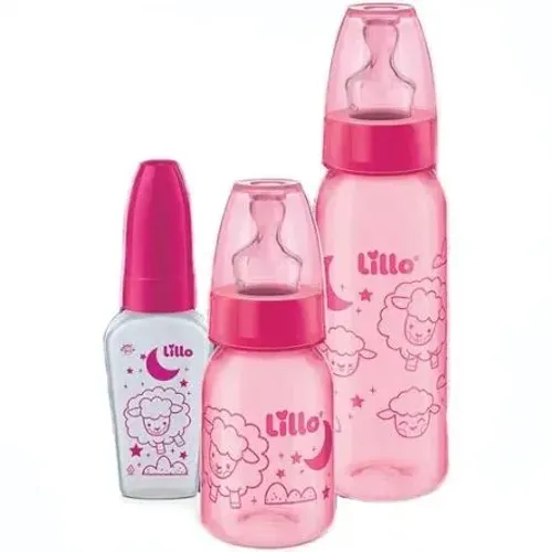 Kit mamadeira Lillo 3 peças