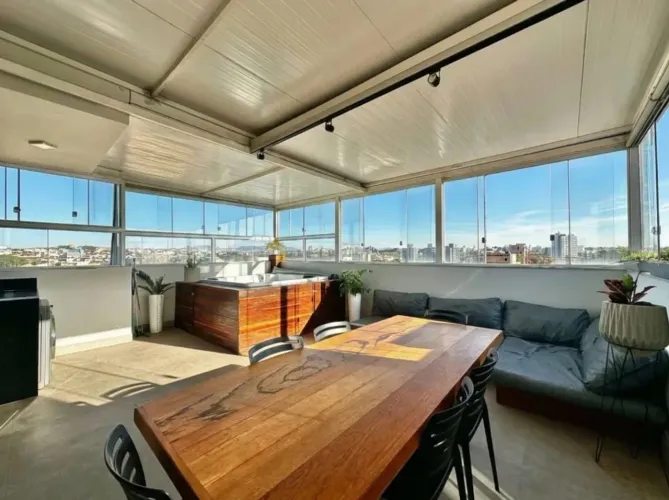 Cobertura com 3 dormitórios à venda, 97 m² por R$ 547.000,00 - São João Batista - Belo Hor