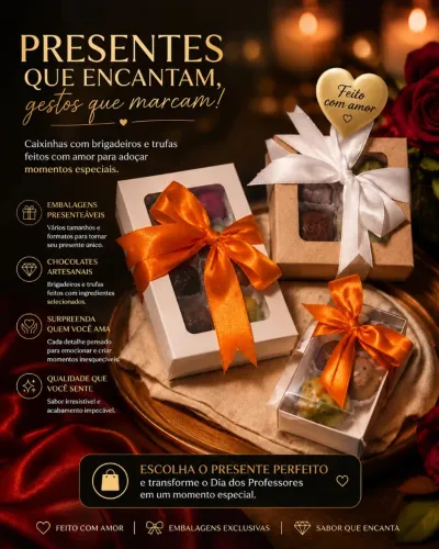 Brigadeiros para presentear