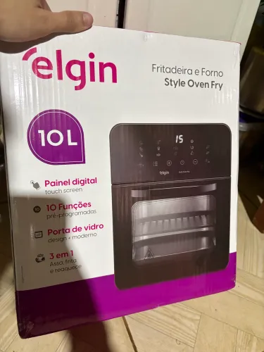 Fritadeira Air Fryer Family Oven Fry Elgin 10L 220V