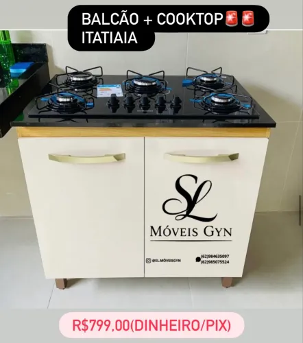 Balcão e Cooktop