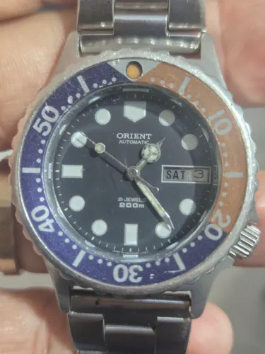 Relógio ORIENT SHARK  AUTOMÁTICO  200 METROS    -    REVISADO/ÓTIMO ESTADO