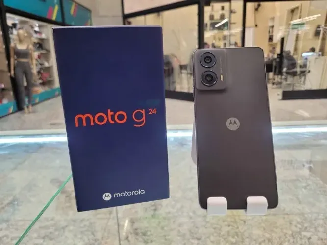 PARCELAMOS NO BOLETO - MOTOROLA G24 - APROVAMOS MESMO NEGATIVADOS