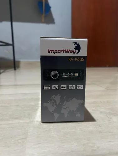Rádio Automotivo ImportWay KV-9602 USB SD AUX MP3 (Lacrado)