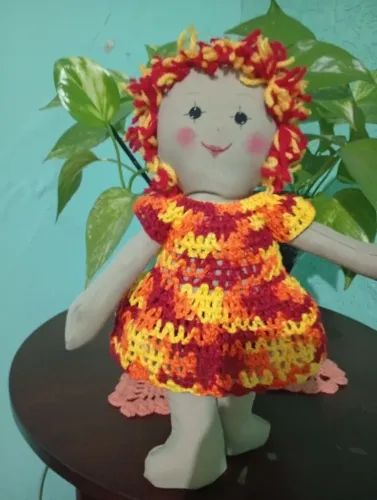 boneca de pano Emilia