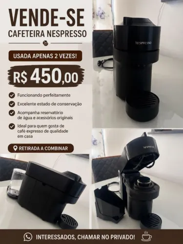 Cafeteira Nespresso Semi-nova