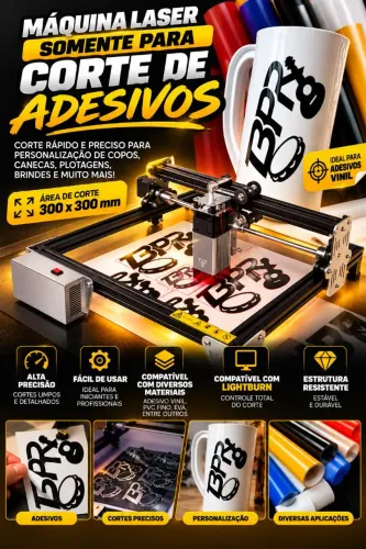 Maquina de Laser para Adesivo Vinil