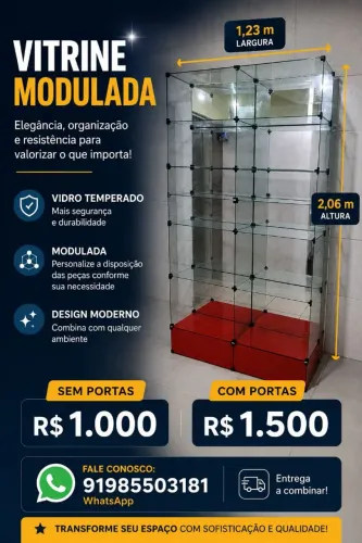 Vendo Vitrine Modulada