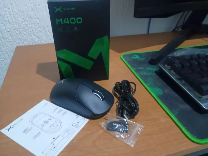 Delux M400 Wireless Gaming Mouse 24000DPI Novo