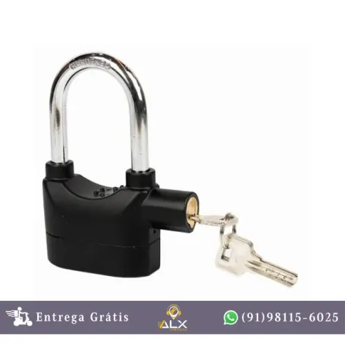 Cadeado Com Alarme - Modelo Ac-1060 *ENTREGA GRÁTIS*