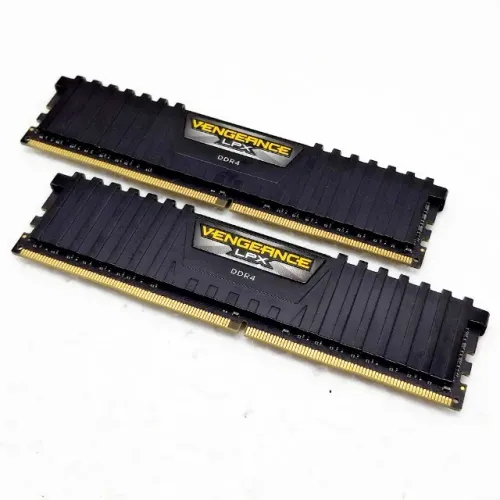 Kit Memória RAM Desktop 16GB (2x 8GB) DDR4 3200 CORSAIR Vengeance LPX CM4X8GD3200C16K2E-CN