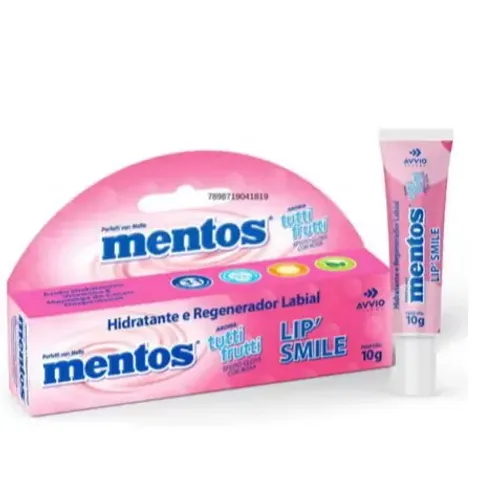 Hidratante labial com cor Mentos