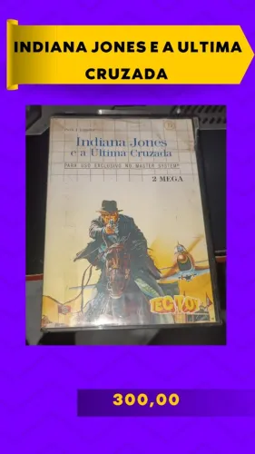 JOGO INDIANA JONES MASTER SISTEM