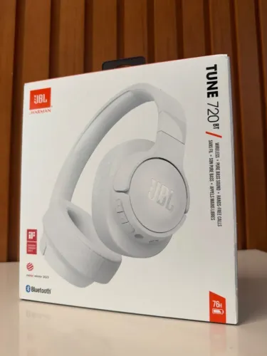 Fone de Ouvido Over-Ear, Tune 720BT, Bluetooth, Cabo Removível - Branco