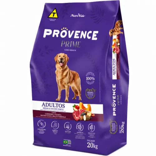 Provence Prime Cães Adultos Cordeiro 20Kg