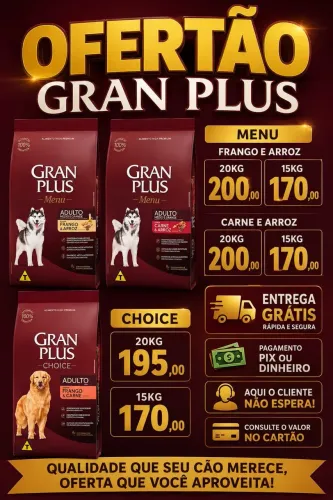 racao entrega grátis 