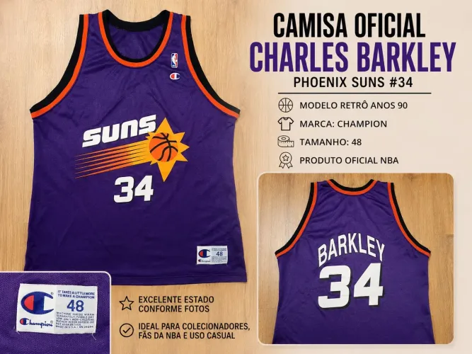 Camiseta oficial de Basquete Barkley