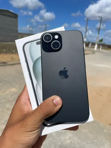 iPhone 15 256GB PRETO!! Na Garantia Apple!! Completo com Nota Fiscal!!
